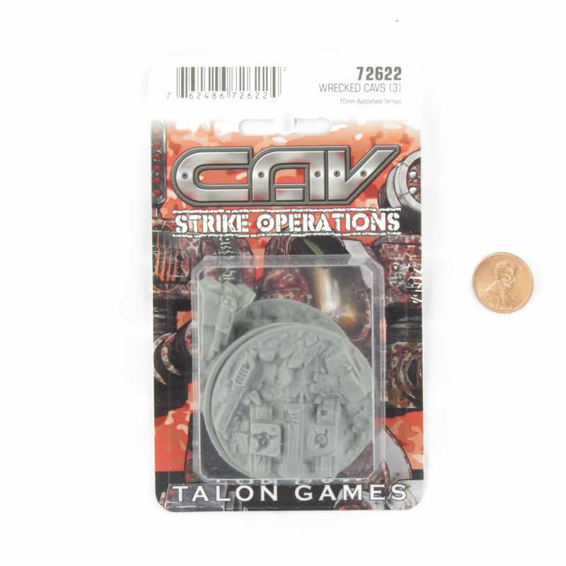 RPR72622 Wrecked Cavs Battlefield Terrain Supplies Miniature N-Scale CAV Strike Operations