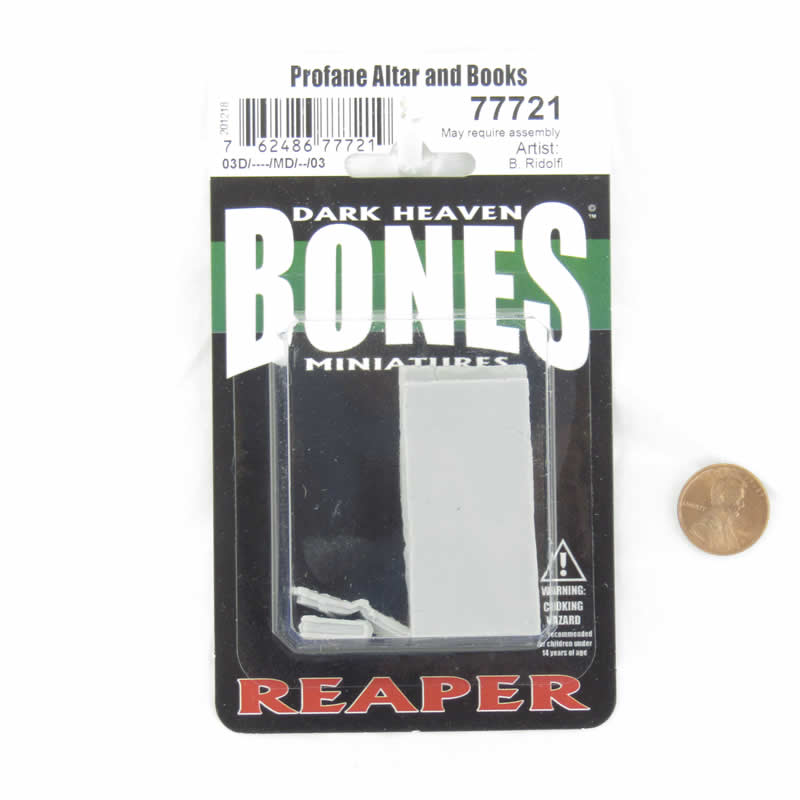 RPR77721 Profane Altar and Books Miniature 25mm Heroic Scale Figure Dark Heaven Bones