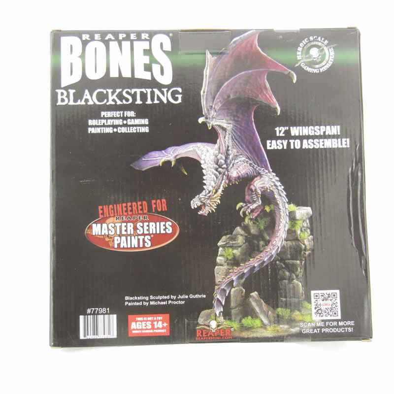 RPR77981 Blacksting the Wyvern Miniature 25mm Heroic Scale Figure Dark Heaven Bones