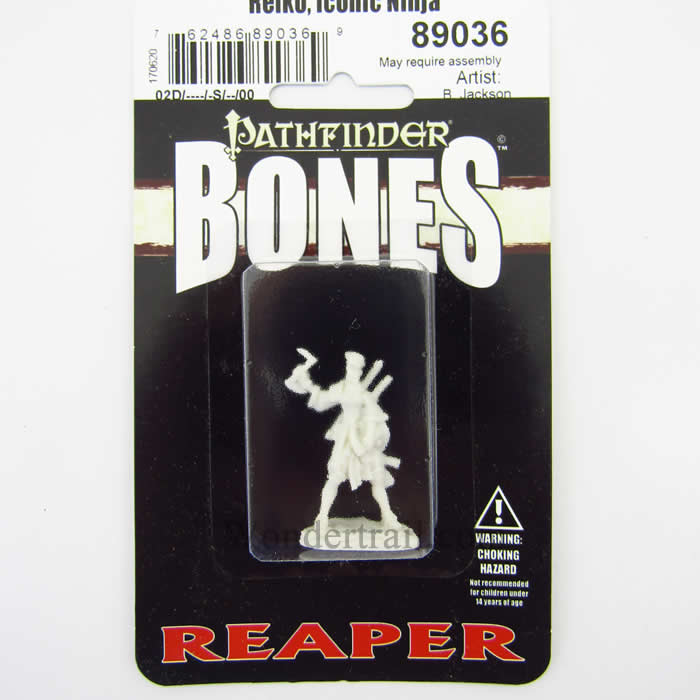 RPR89036 Reiko Iconic Ninja Miniature 25mm Heroic Scale Pathfinder