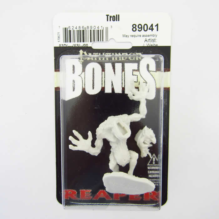 RPR89041 Troll Miniature 25mm Heroic Scale Pathfinder Bones