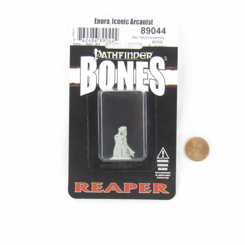 RPR89044 Enora Iconic Arcanist Miniature 25mm Heroic Scale Figure Pathfinder Bones