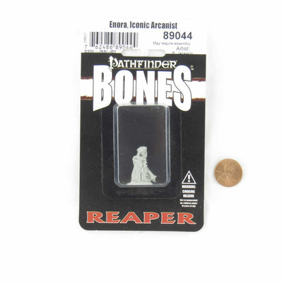 RPR89044 Enora Iconic Arcanist Miniature 25mm Heroic Scale Figure Pathfinder Bones