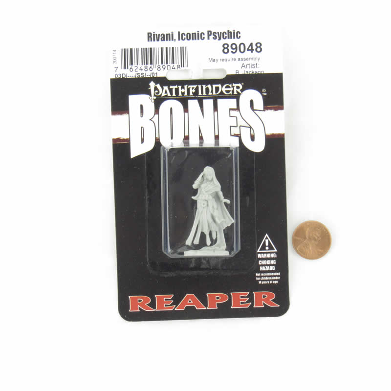 RPR89048 Rivani Iconic Psychic Miniature 25mm Heroic Scale Figure Pathfinder Bones