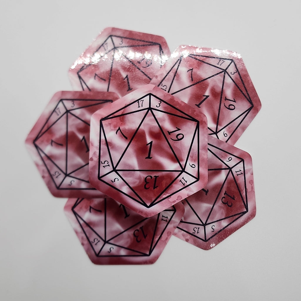 Raging Ikwiikwii Nat 1 D20 Sticker