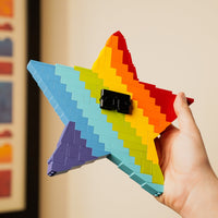 Life-Sized Rainbow Star