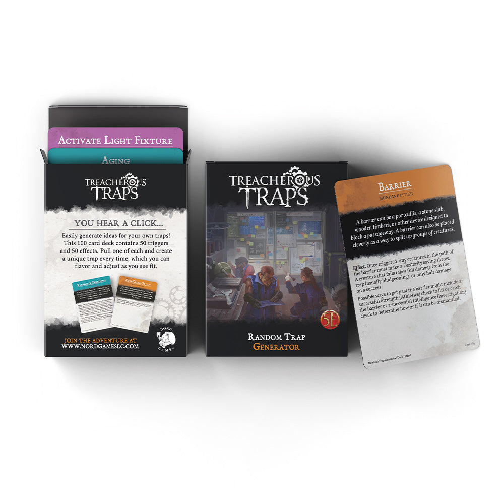 Treacherous Traps: Random Trap Generator Deck (5E)