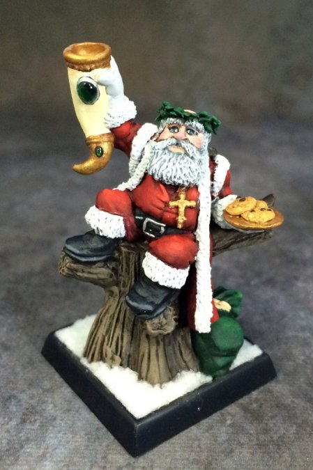 Reaper Miniatures Holiday: Santa Dwarf (2015) — Seasonal Fantasy Mini