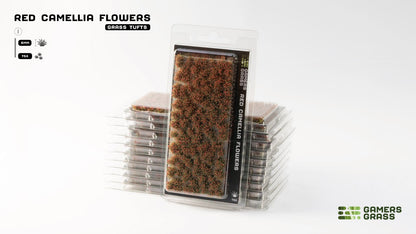Gamers Grass | Flower Tuft Set | Red Camellia