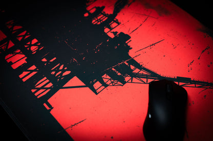 "Oil Rig" II — Rust Deskmat