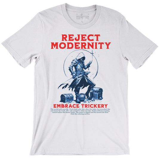 Reject Modernity — Rogue Shadow D&D T-Shirt