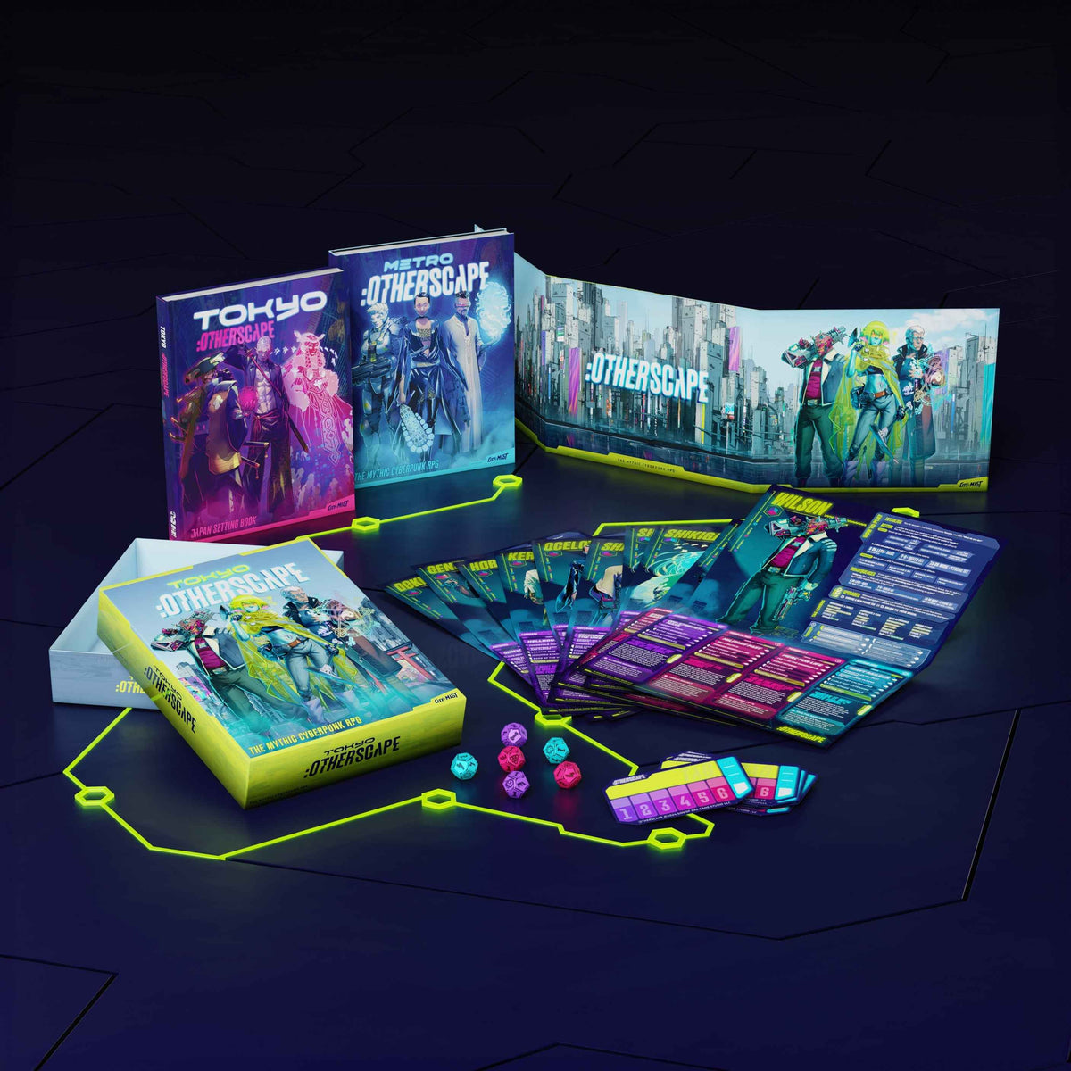 Tokyo:Otherscape Box Set — Complete Fantasy-Cyberpunk RPG Bundle