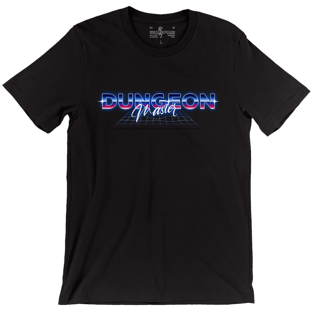 Retrowave Dungeon Master — Neon DM D&D T-Shirt
