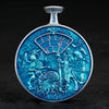 Unique Metal DND Spinning Dice Pocket Watch