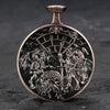 Unique Metal DND Spinning Dice Pocket Watch