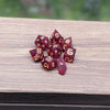 Crimson Fortune RPG Dice Set - Red Ruby 8pc Dice