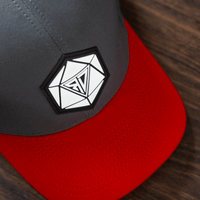 Runic D20 Snapback Hat | RPG Dice Cap for DND & Tabletop Gamers
