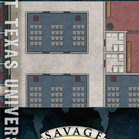 Savage Worlds Classroom/Housing East Texas University RPG Map S2P