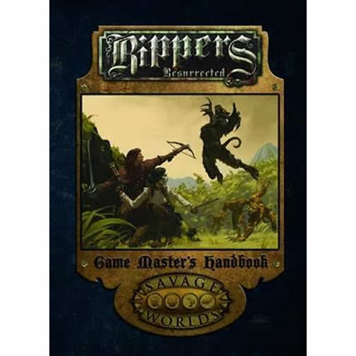 Rippers Resurrected Game Masters Hand Book Limited Edition Savage Worlds