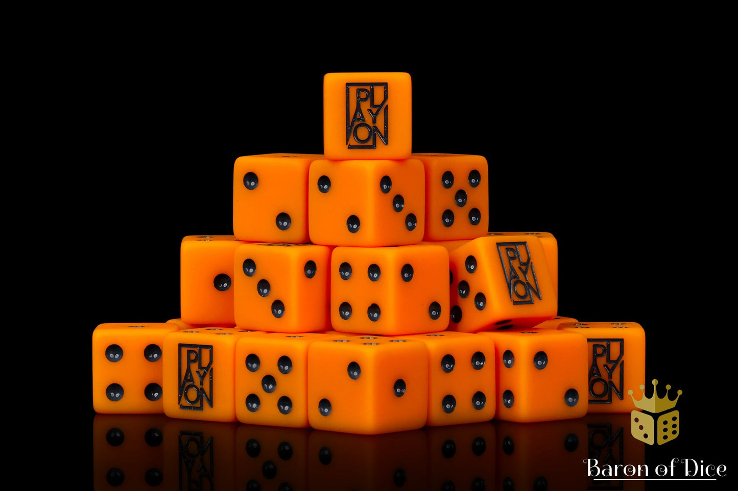 Play On Tabletop | Official Dice Series | Orange