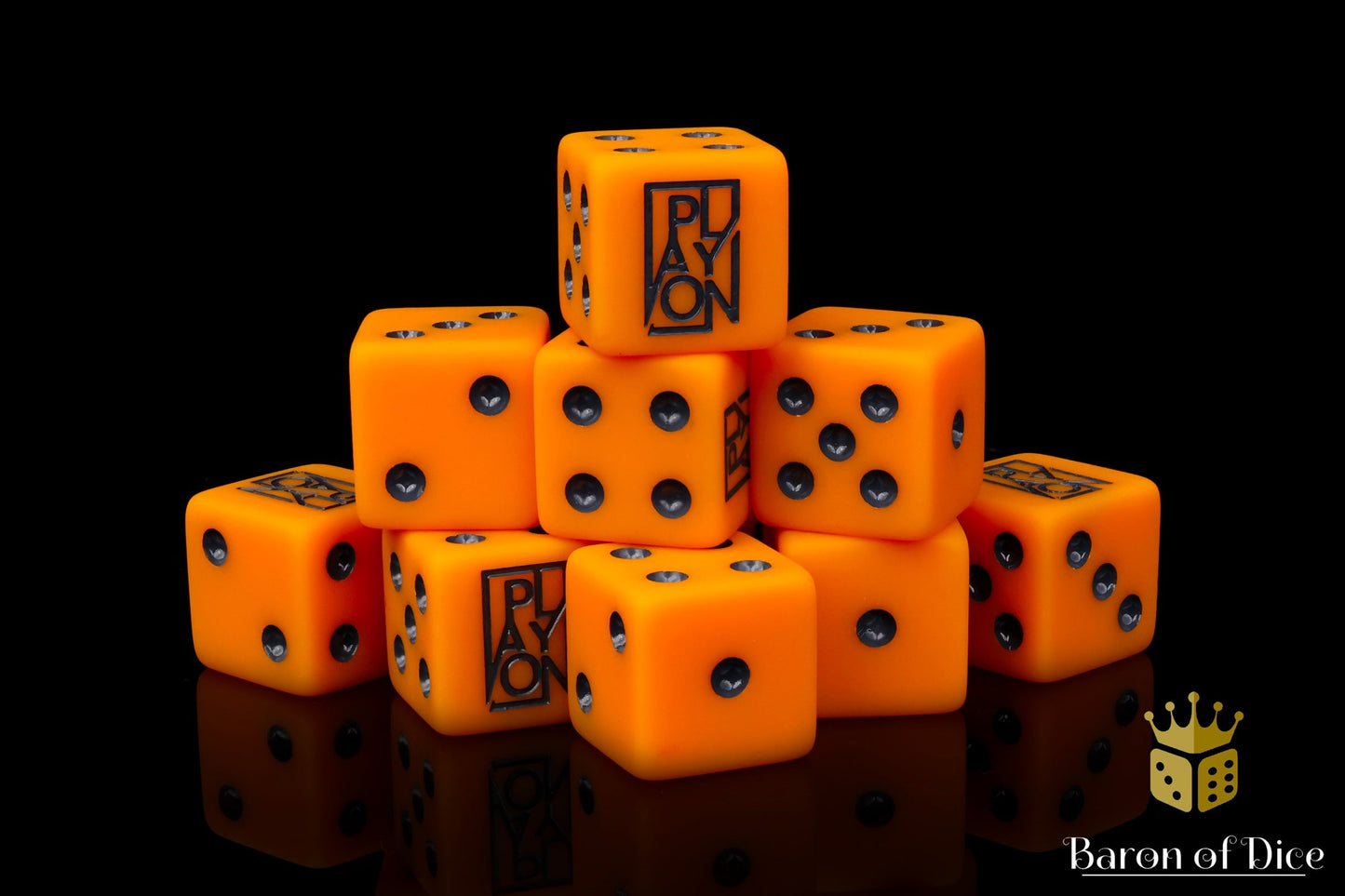 Play On Tabletop | Official Dice Series | Orange