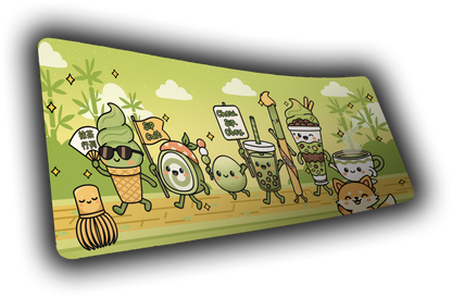 "Sip Cult" — Kawaii Deskmat