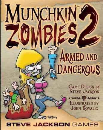 SJG1482 Munchkin Zombies 2 Armed and Dangerous by Steve Jackson