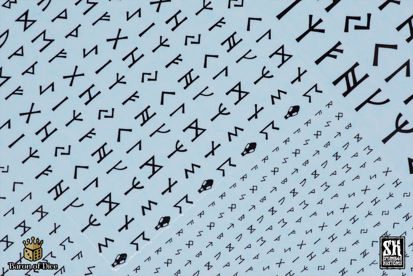 Nordic Runes A | Waterslide Decals | Baron of Dice x Scumb4g Kustoms