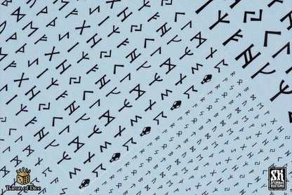 Nordic Runes A | Waterslide Decals | Baron of Dice x Scumb4g Kustoms