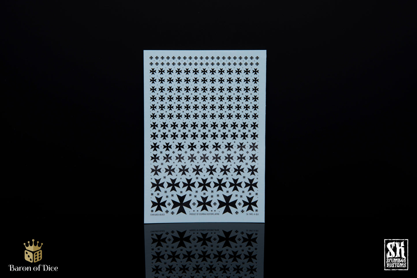 Templars A | Waterslide Decals | Baron of Dice x Scumb4g Kustoms