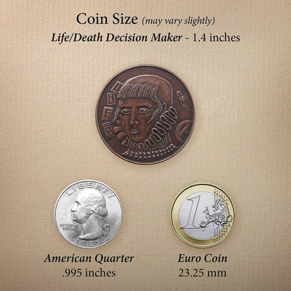 Life/Death Decision Maker Copper Coin