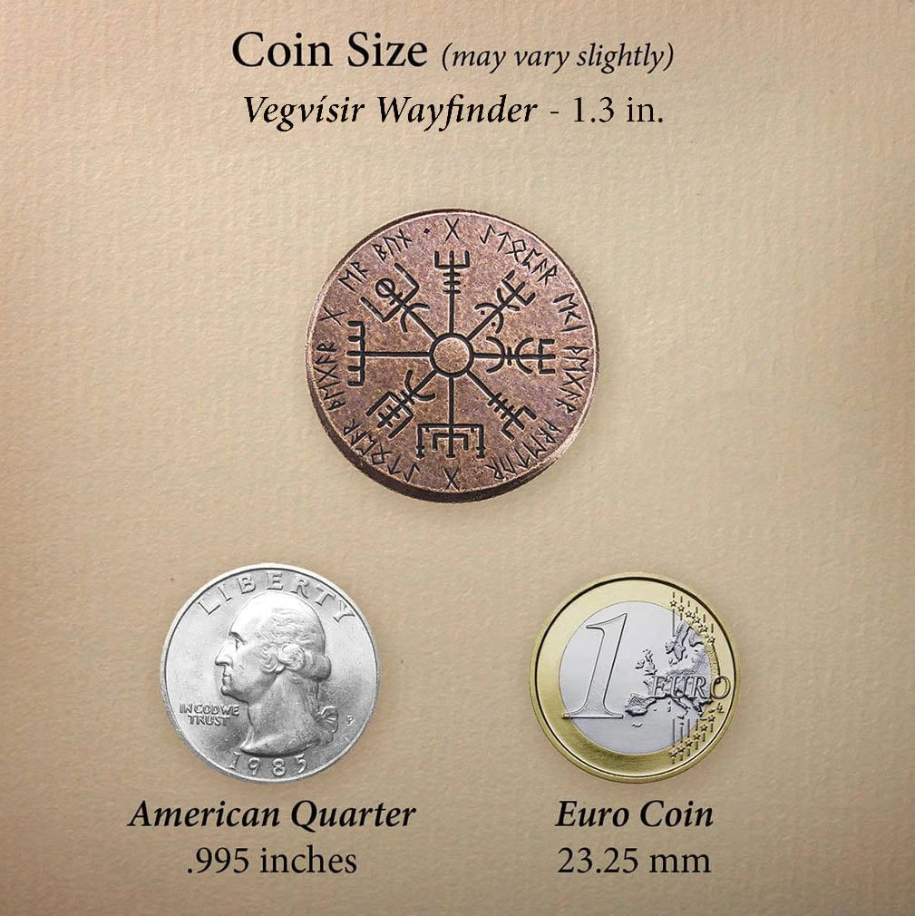 Vegvisir Wayfinder Coin - Bronze