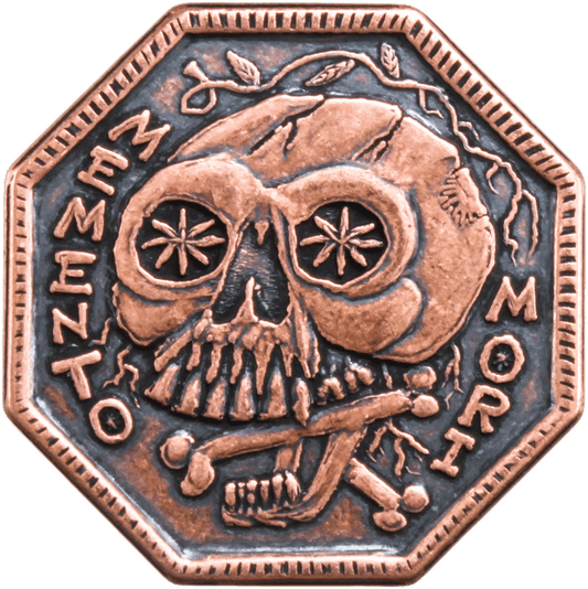 Memento Mori / Memento Vivere Reminder Coin