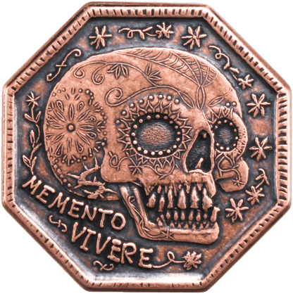 Memento Mori / Memento Vivere Reminder Coin