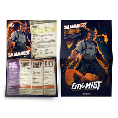City of Mist Character Folio Pack — 14 Pregen Character Folios