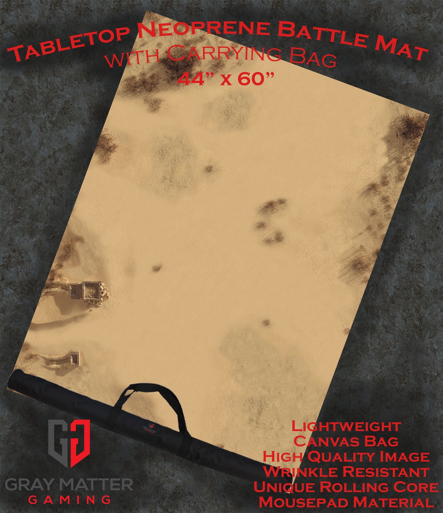 Sandy Dunes - Neoprene Battle Mat