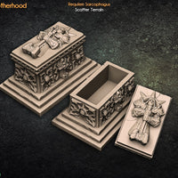 Requiem Sarcophagus Miniature – Gothic Tomb Terrain