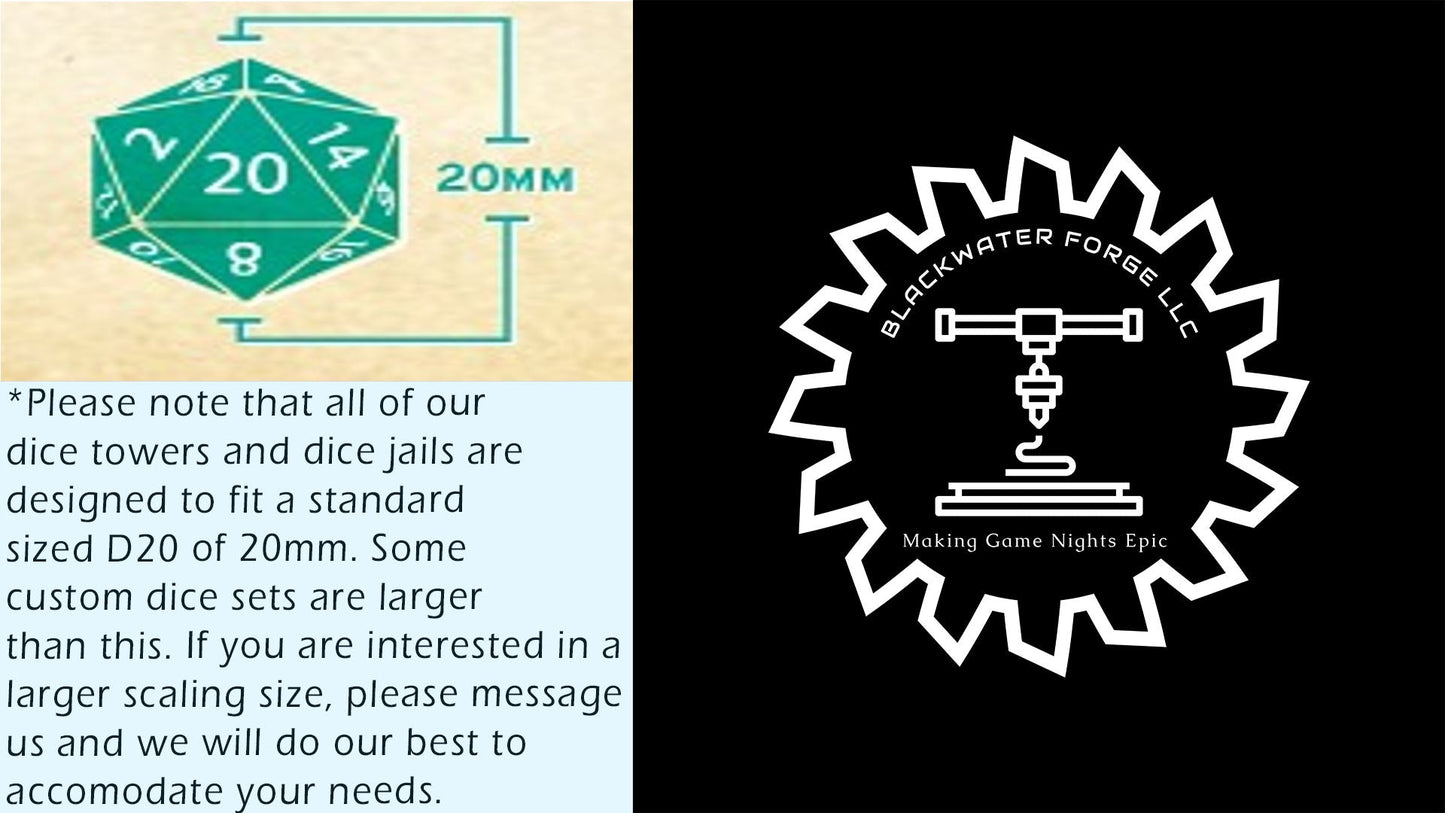Fey Stalker Mountain Lion 3D Printed Dice Tower by Kim Bolt - Fate's End Fey Moon Collection - Channel Primal Precision!