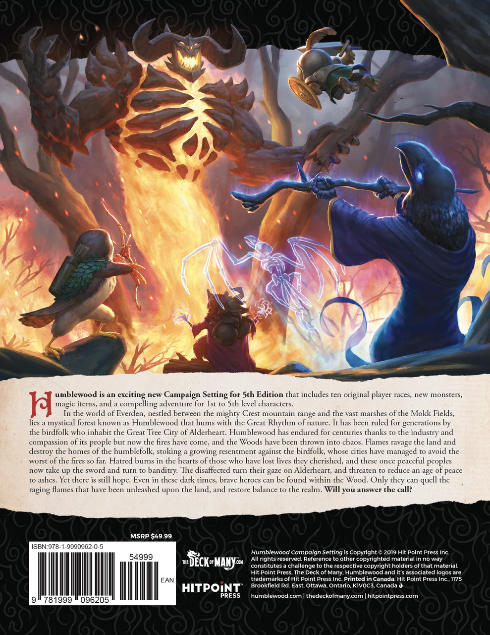 Humblewood: Campaign Setting Book