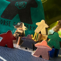 10 Pack of Metal Meeples (Random Colors)