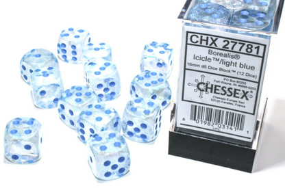 Chessex: D6 Borealis™ Dice Set - 16mm