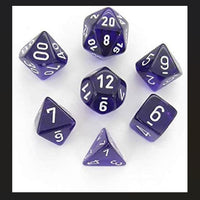 Chessex: Polyhedral Translucent Dice sets