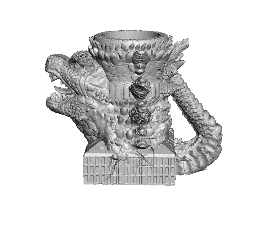 Godzilla Mug (Handle Version)