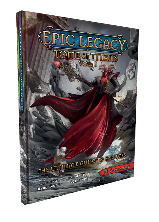 Epic Legacy Tome of Titans Vol. 1 – 22 Mythic Foes for Epic 5E (291 Pages)
