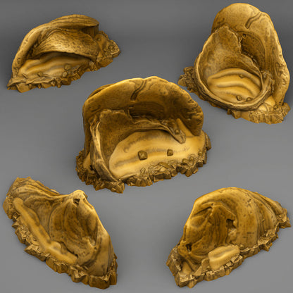 3D Printed Fantastic Plants and Rocks Sharp Desert Stones 28mm - 32mm D&D Wargaming