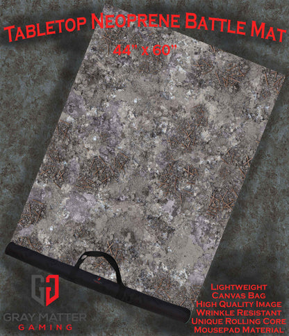 Shattered City - Neoprene Battle Mat with Bag