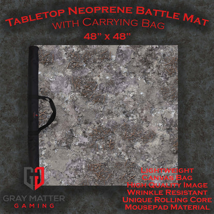 Shattered City - Neoprene Battle Mat with Bag