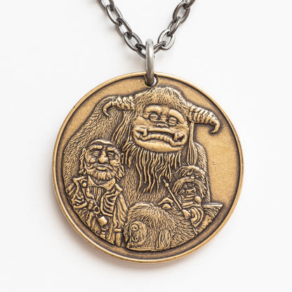 Labyrinth | Should You Need Us Necklace - Bronze Pendant