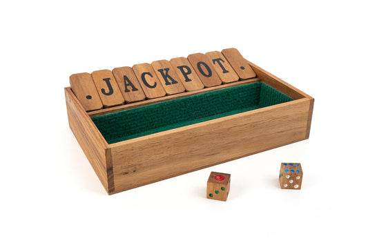 Shut the Box Game – Dice Strategy & Math Game for 1–4 Players