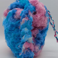 The Cotton Candy Rose Minky Dice Bag